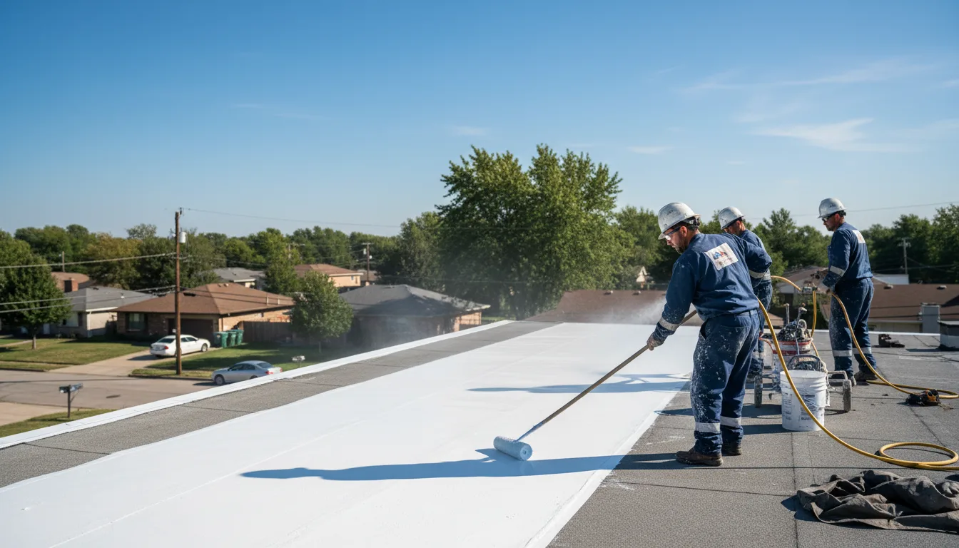 Commercial roof coating in Springfield, VT near me